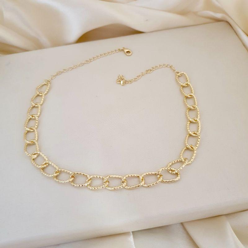 Choker elo diamantado