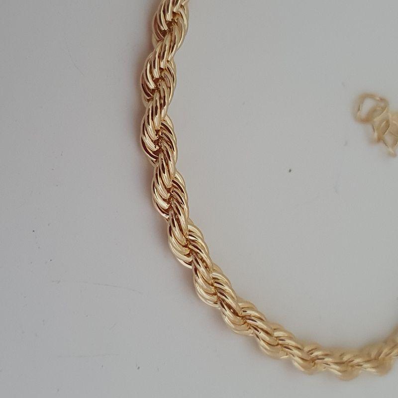 Pulseira Cordão Baiano 4MM